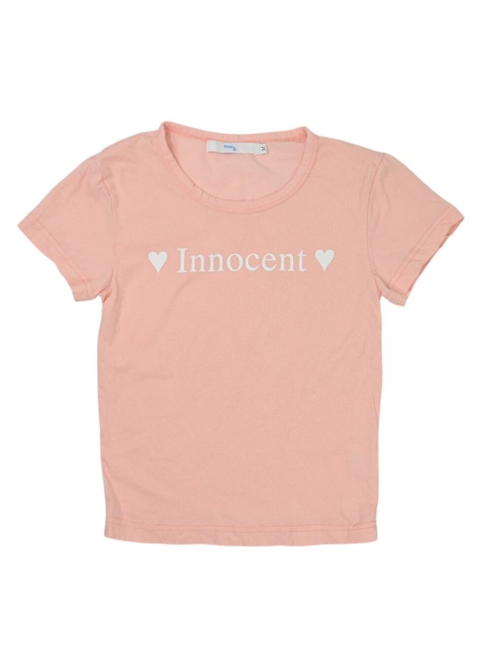 Praying Innocent Slim-Fit T-Shirt in Pink